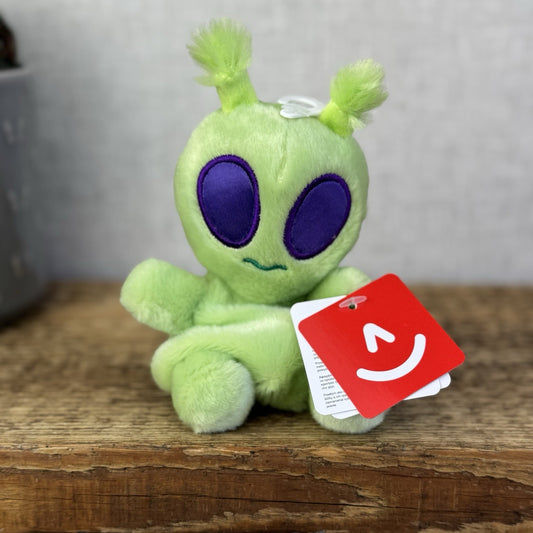 Aurora - Palm Pals Mini Beanbag Plush - Ross Alien Green Alien Soft Toy 5”