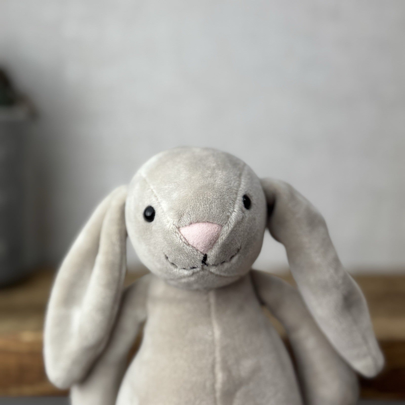 Jellycat My First Bunny - Baby Soft Beige Rabbit Toy Velour Beanie Beige 8” (#2)