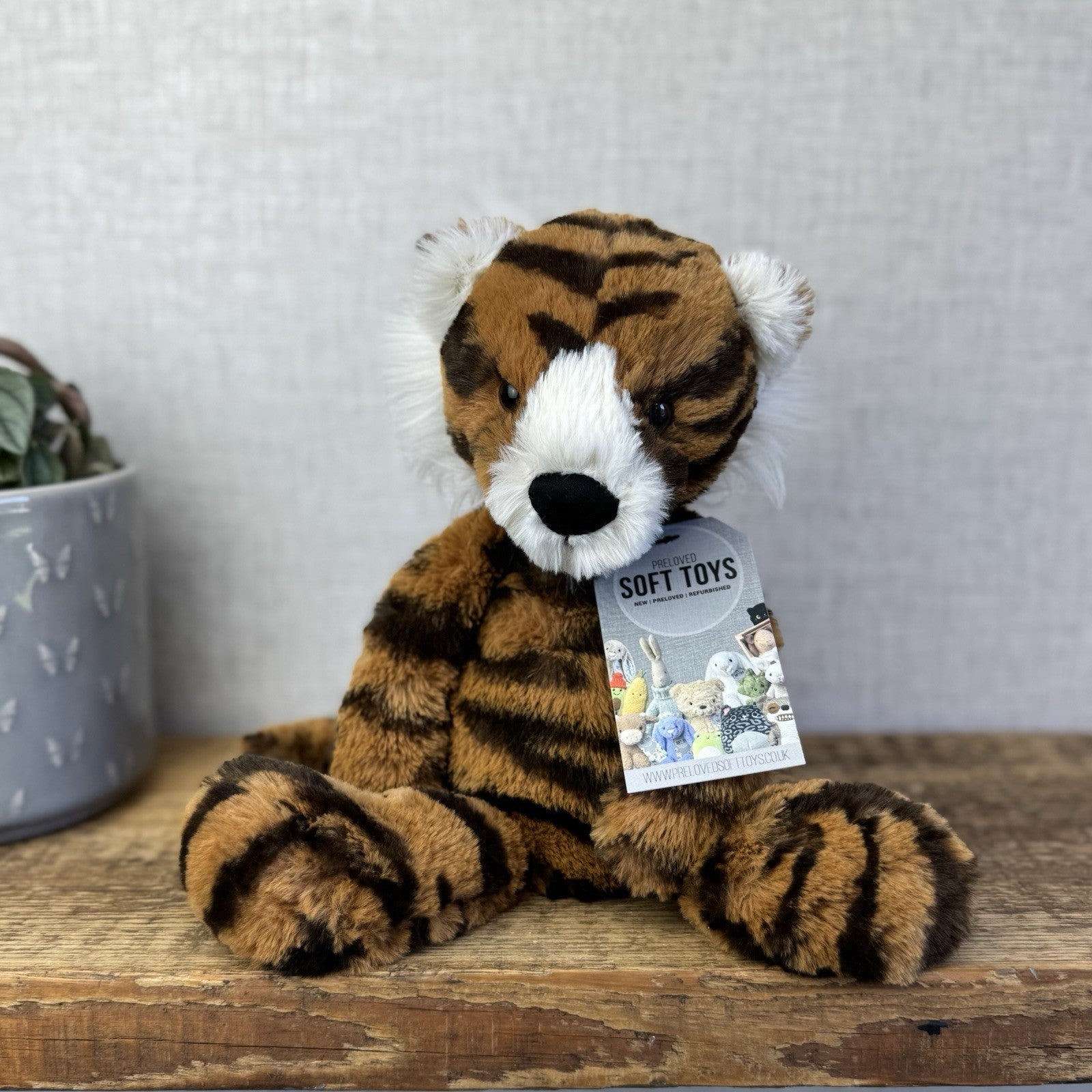 Jellycat Wumper Tiger - Super Soft Orange Floppy Tiger Soft Toy Retired Rare 14"