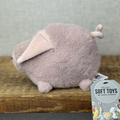 Jellycat Pig Pink Higgledy Piggledy Pig - Full Pink Rare Fluffy Pig 6"