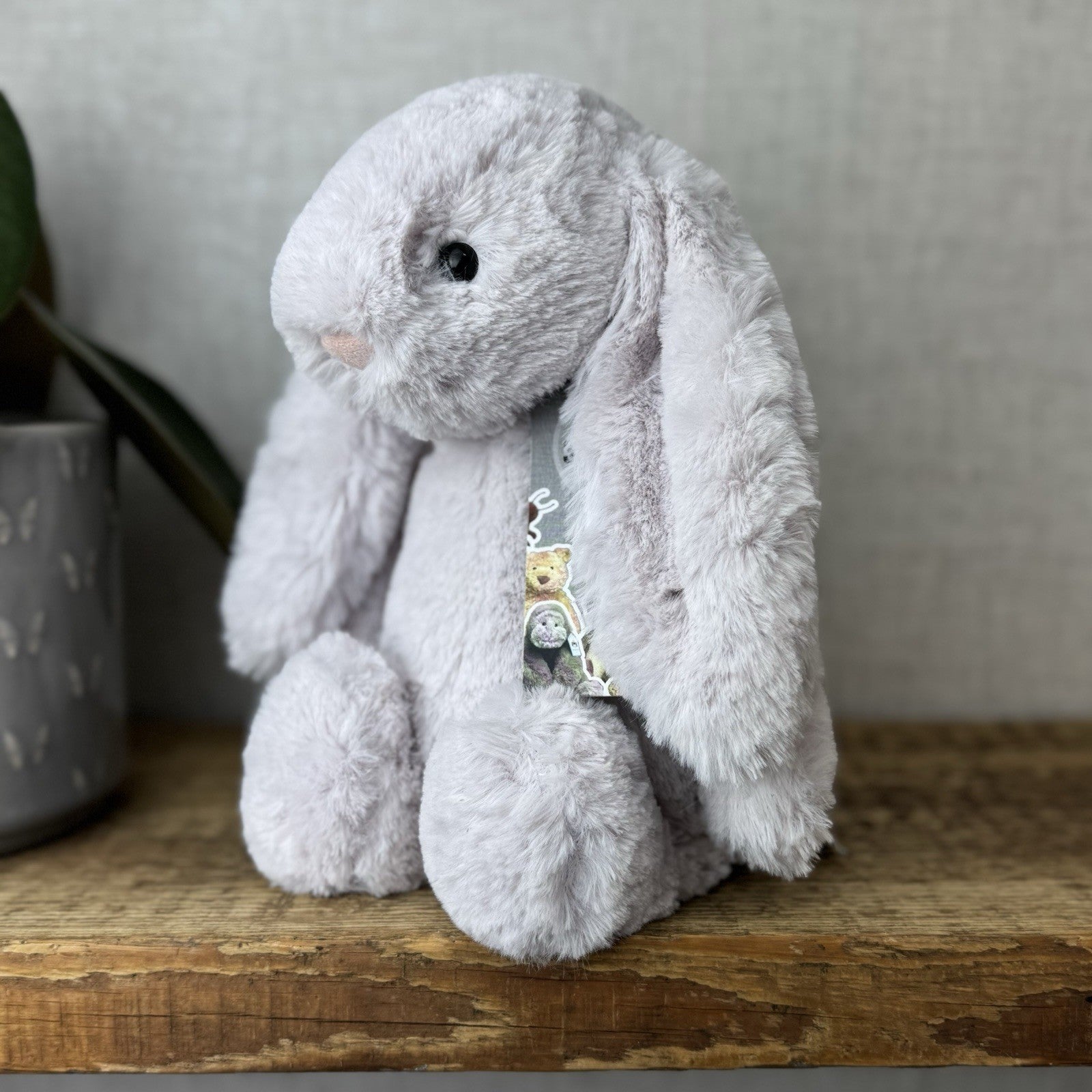 Jellycat Bashful Bunny Lavender - Light Pale Purple Bunny - Medium Rabbit 12”