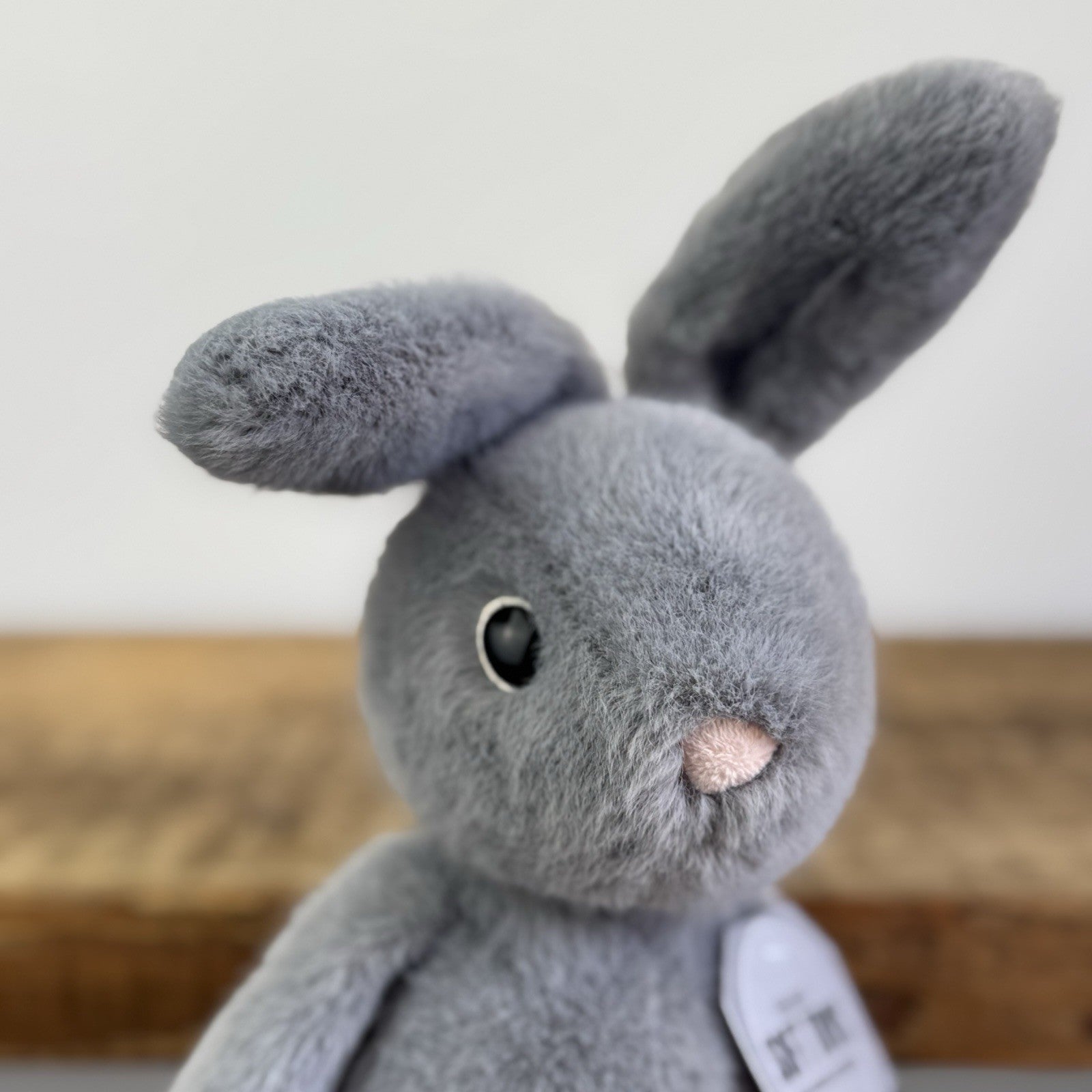 Jellycat Fuzzle Bunny Rabbit - Small Grey Fluffy Soft Toy Rare Retired Small 8"
