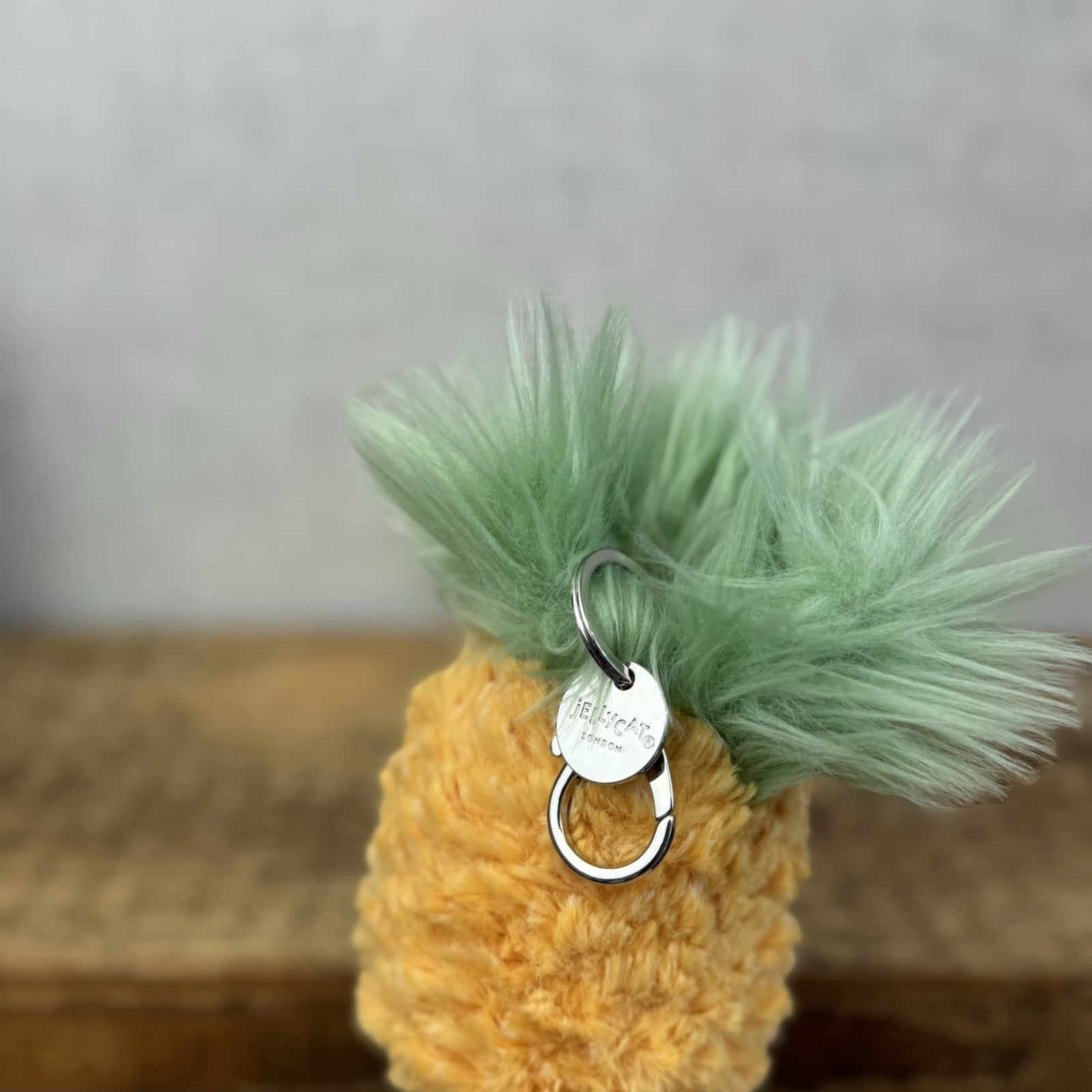 Jellycat Amuseable Pineapple Keyring Bag Charm  Retired Rare Keyring Plush