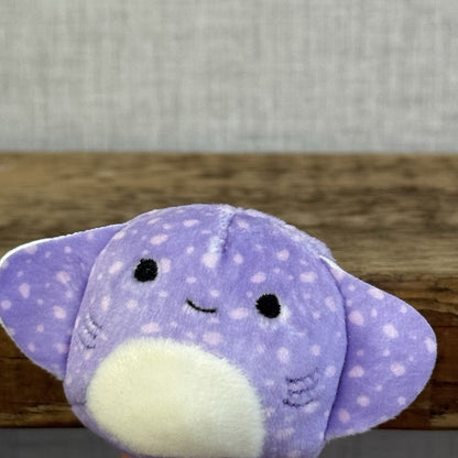 Squishmallow Squishville -Aziza Stingray Purple Spotty Min i(Multi Buy Discount)