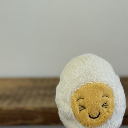 Jellycat Laughing Boiled Egg - Laughing Egg Soft Toy Retired Small 5"