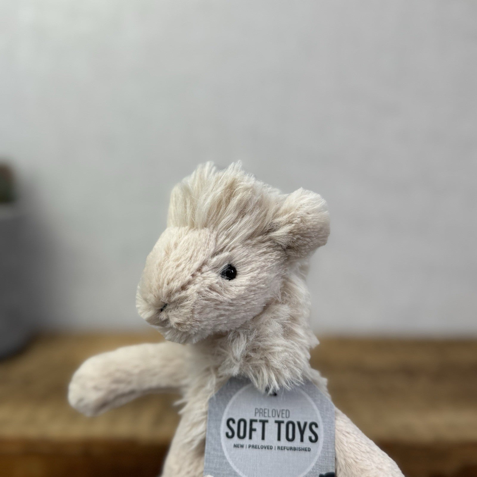 Jellycat Small Bashful Llama - Small Beanie Llama Retired & Rare Plush 8"