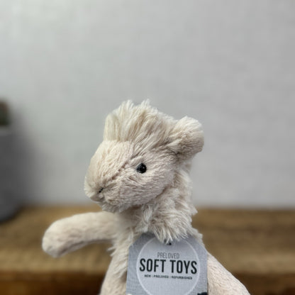 Jellycat Small Bashful Llama - Small Beanie Llama Retired & Rare Plush 8"