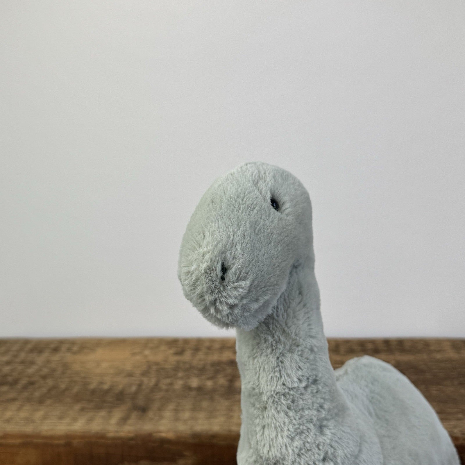 Jellycat Medium Fossily Brontosaurus Soft Toy - Green Dinosaur