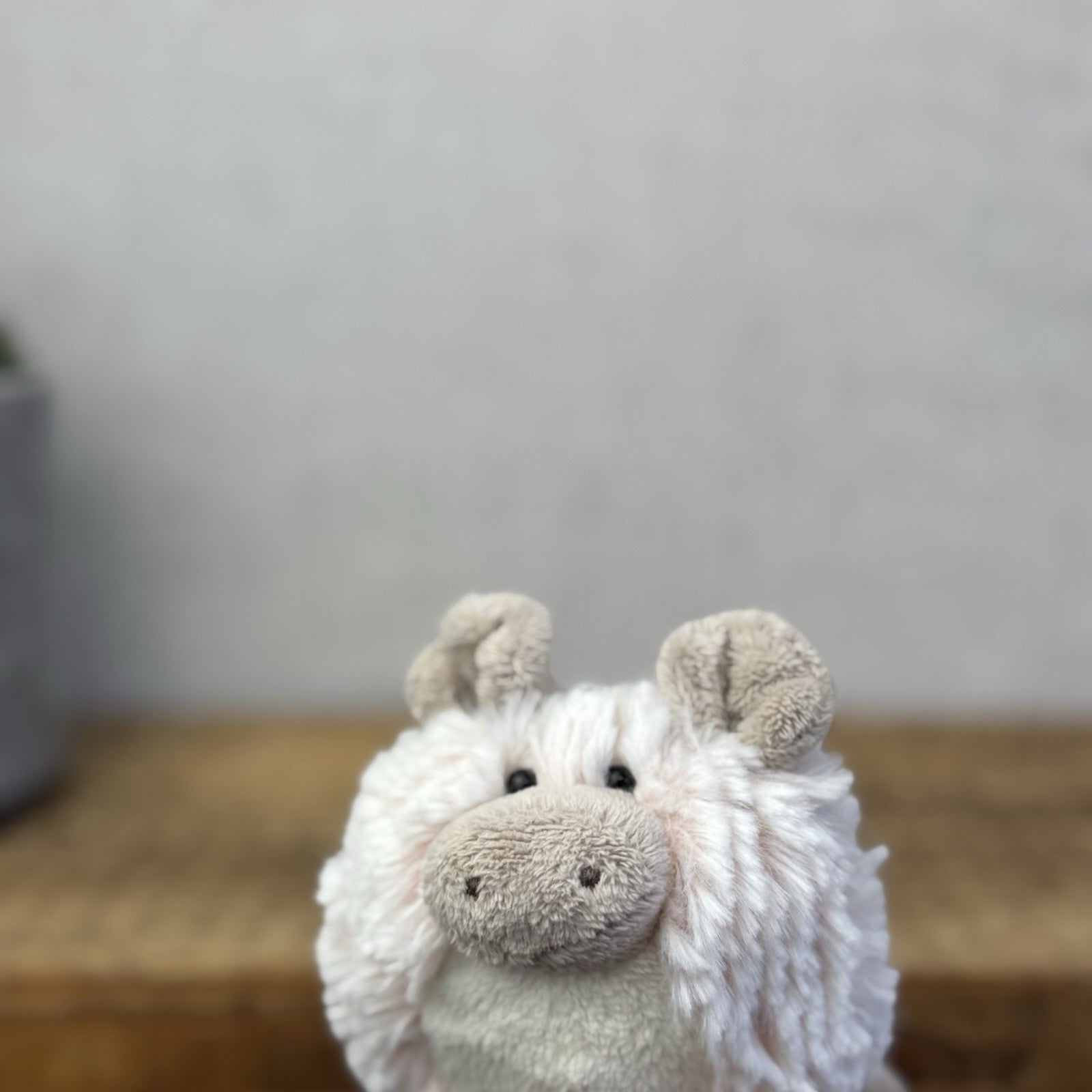 Jellycat Tiny Furball Piglet - Pink Pig Ball Vintage Mini Beanie Plush 4"