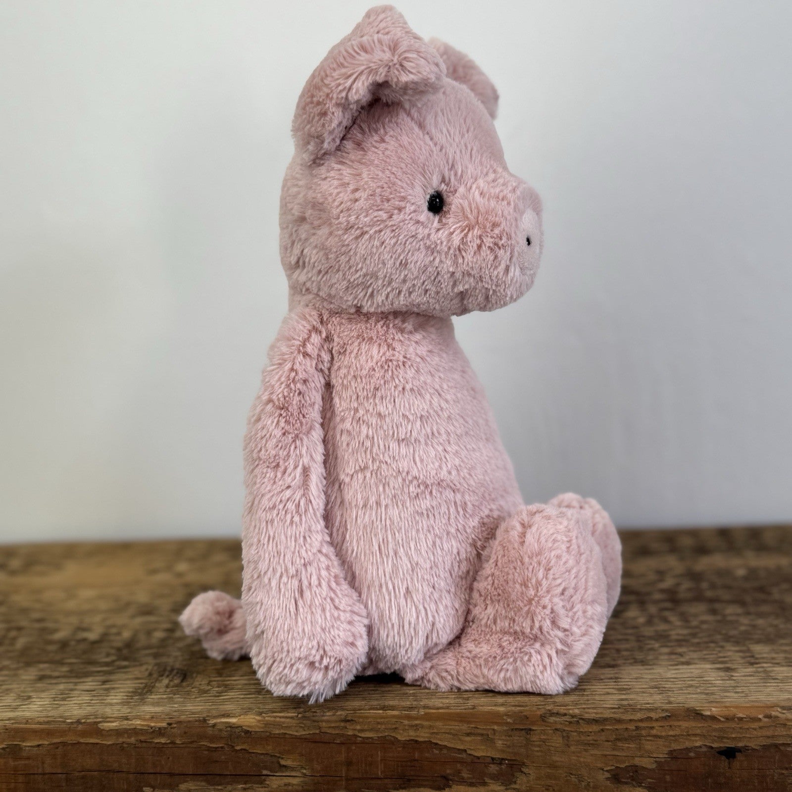 Jellycat Medium Bashful Piglet - Pink Medium Bashful Pig Soft Toy Retired 12"