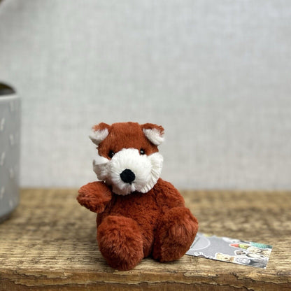 Jellycat Tiny Poppet Baby Fox - Baby Poppet Fox - Tiny Pocket Beanie Pal 4"