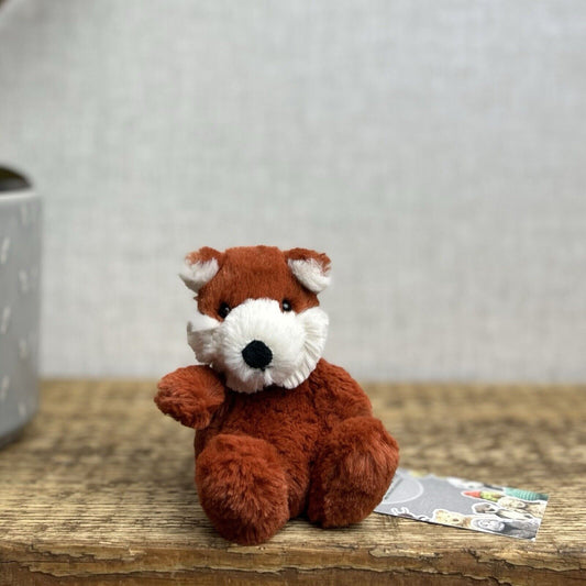 Jellycat Tiny Poppet Baby Fox - Baby Poppet Fox - Tiny Pocket Beanie Pal 4"