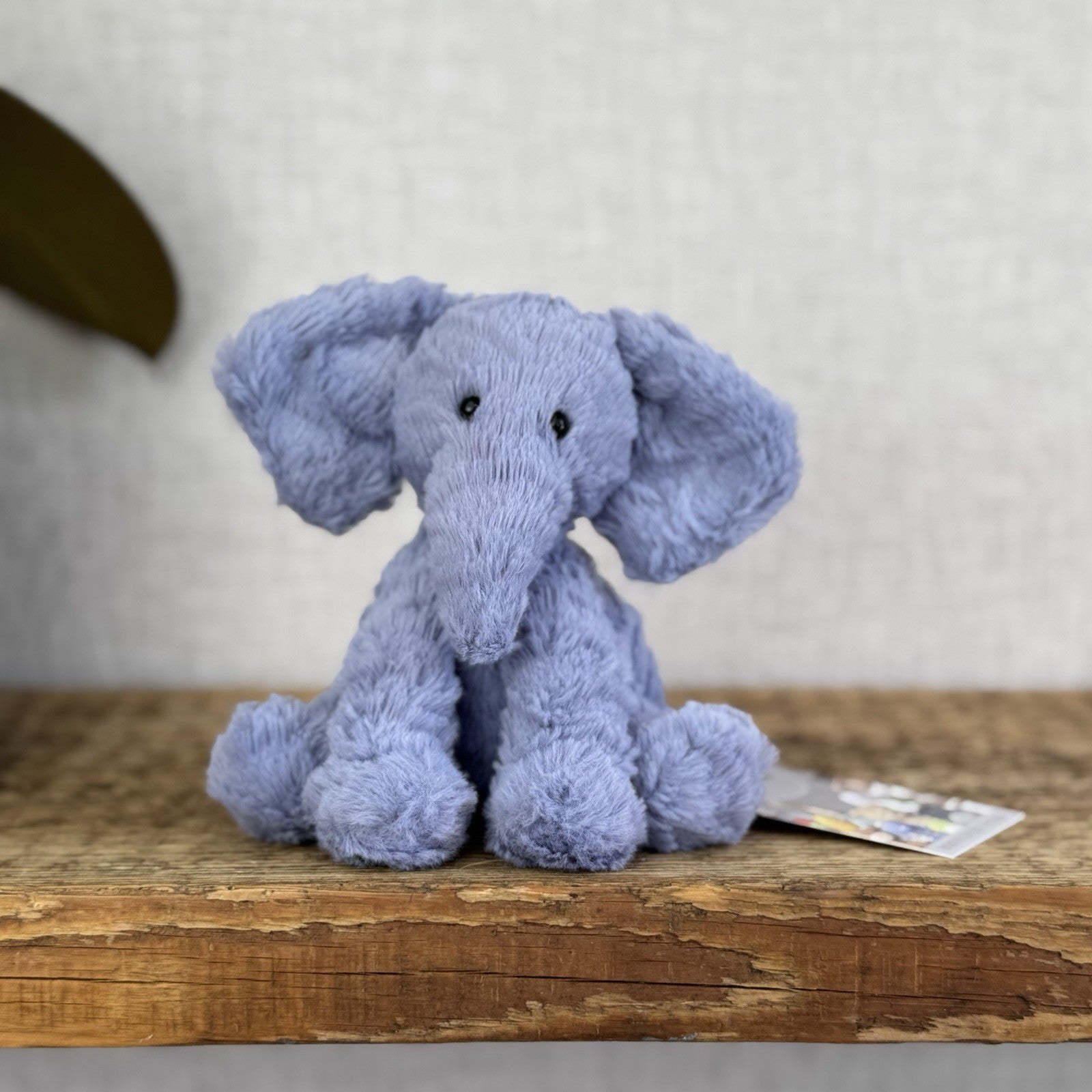 Jellycat Baby Fuddlewuddle Elephant - Fuddlewuddle Tiny Blue Elephant 4” (#2)