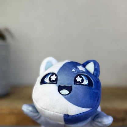 Aphmau MeeMeows - Celestial Moon Cat - Pocket Pal Squishy Blue Small Cat 5"