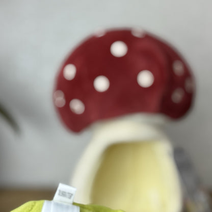 Jellycat Forest Fauna Mushroom Frog - Toadstool House Mini Frog Beanie Plush 8"