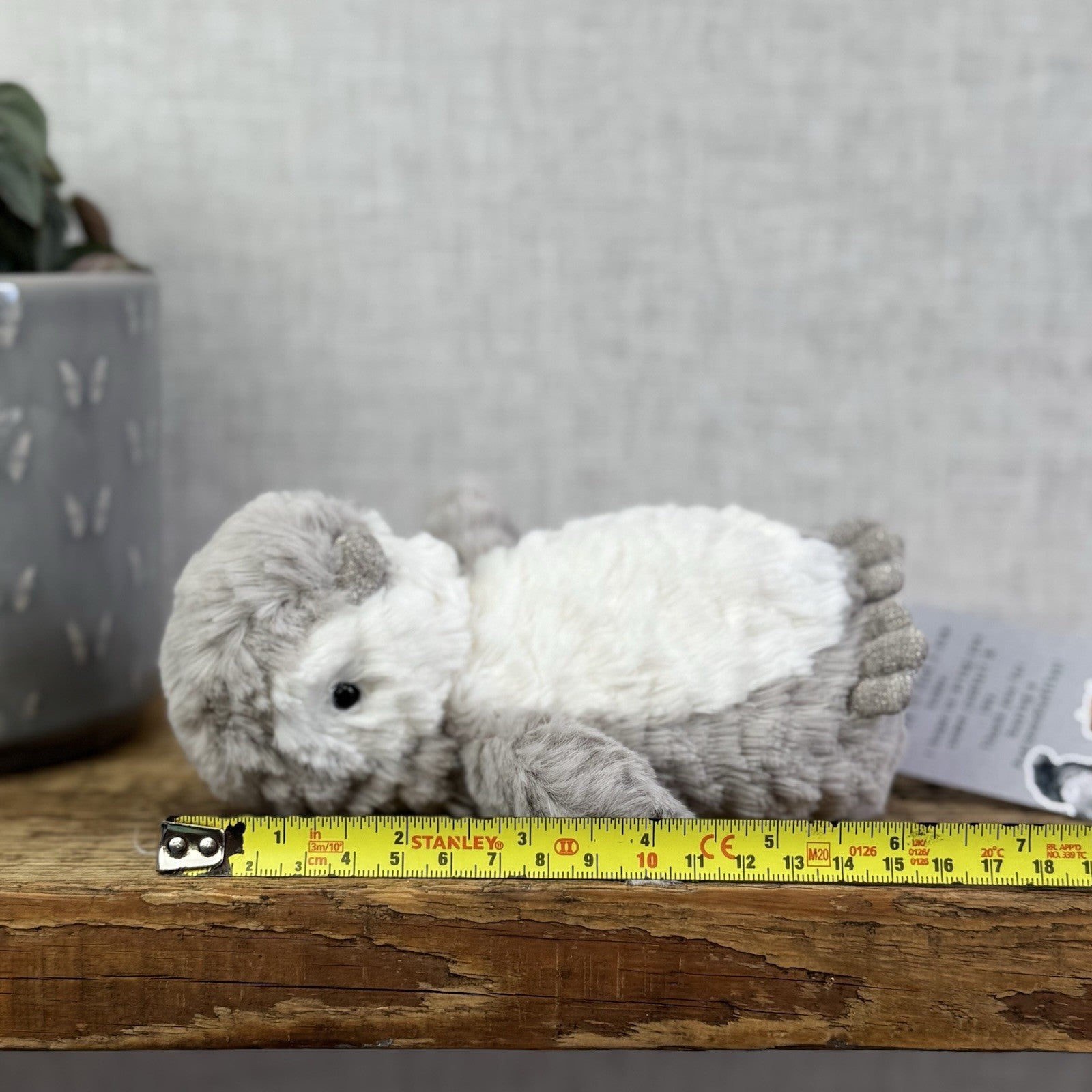 Jellycat Small Ditzi Penguin - Small Grey/Silver Beanie Penguin Plush 8"