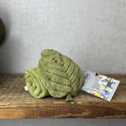 Jellycat Beech Leaf Soother - Green Leaf Neutral Baby Soother Comforter NWOT 