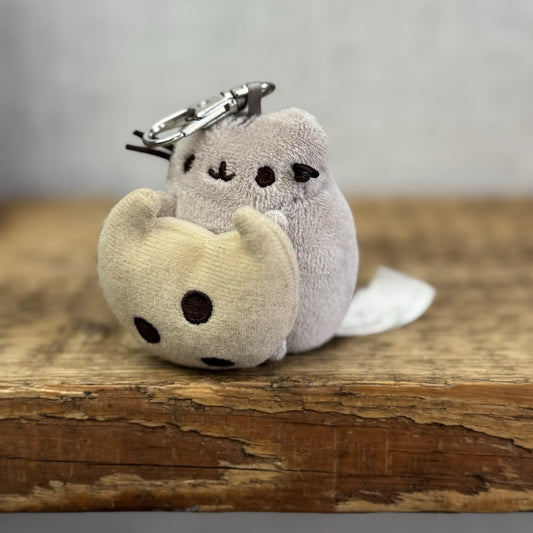 Gund Pusheen Cat Keyring - Snack Time Mini Pusheen Cookie Plush NWOT 