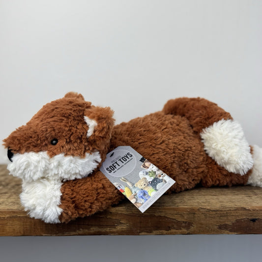Jellycat Tumblie Fox - Laying Orange Retired Fox Beanie New Without Tags 14"