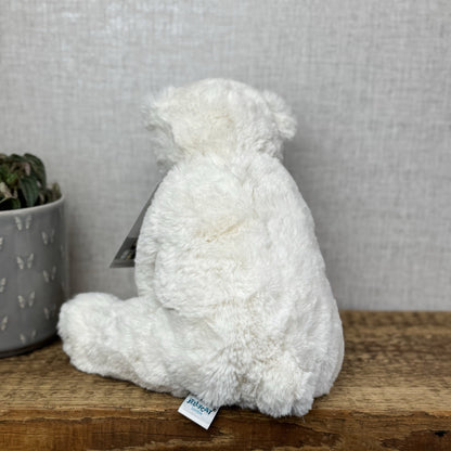 Jellycat Medium Perry Polar Bear - White Polar Bear Beanie Soft Toy 8” (#2)