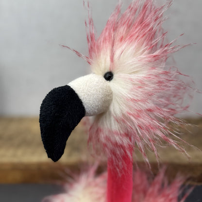 Jellycat Flora Flamingo - Large Fluffy Pink Bird Soft Toy Retired Rare 16"