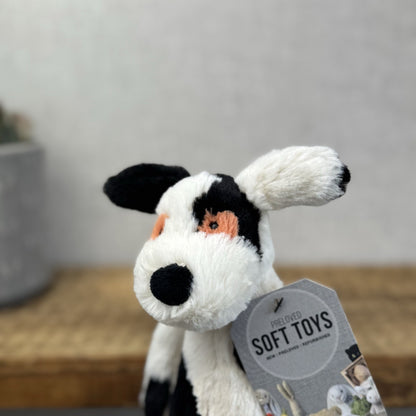 Jellycat Small Bashful Charlie Puppy Dog - Small Dog Orange/white/black 8”
