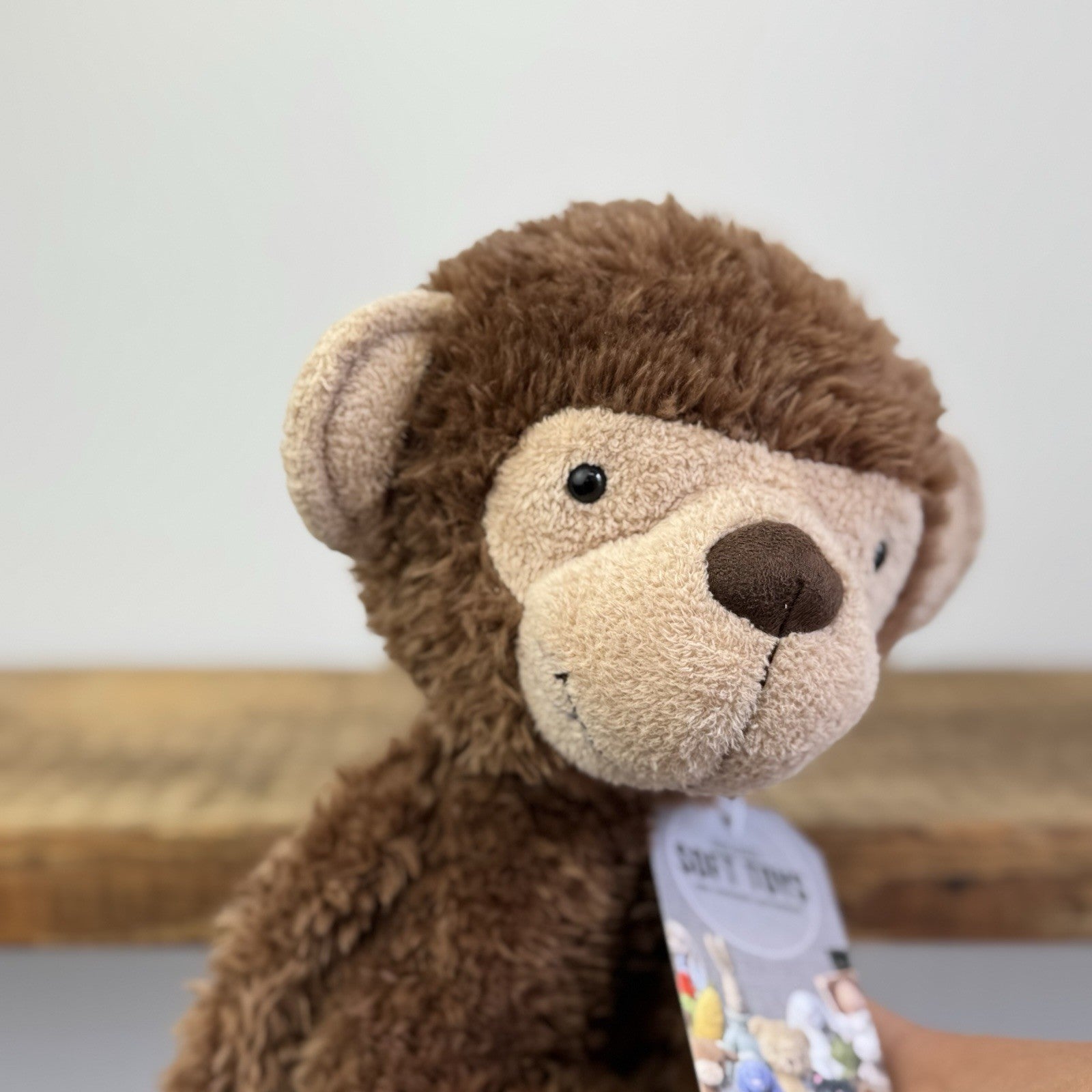 Jellycat Medium Vintage Monkey - Medium Brown Long Armed Monkey Rare 14"