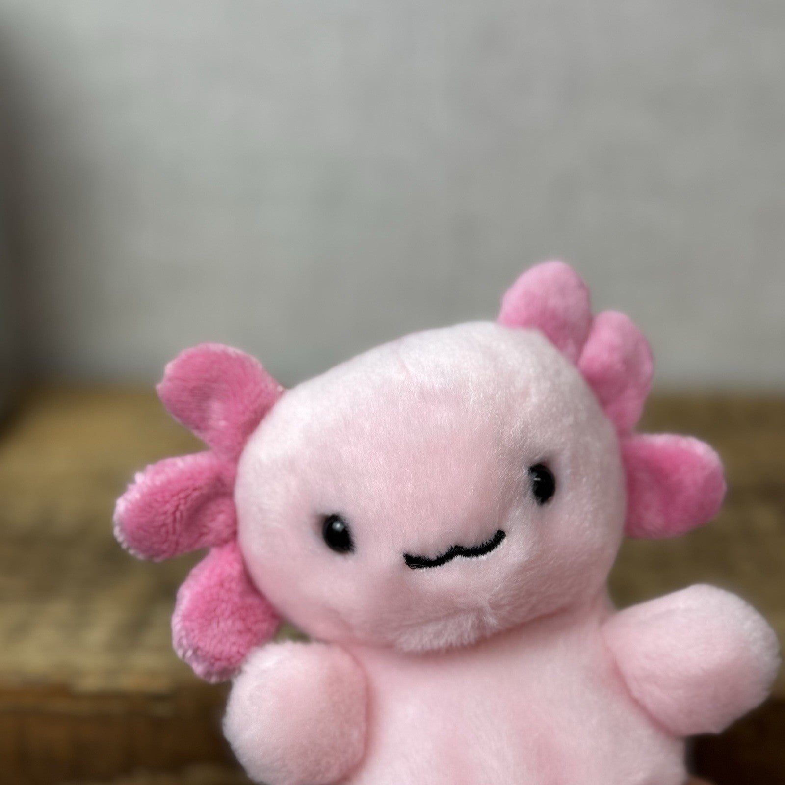 Aurora - Palm Pals Ax Axolotl Mini Beanbag Plush Soft Toy Sea Creature Pink NWOT