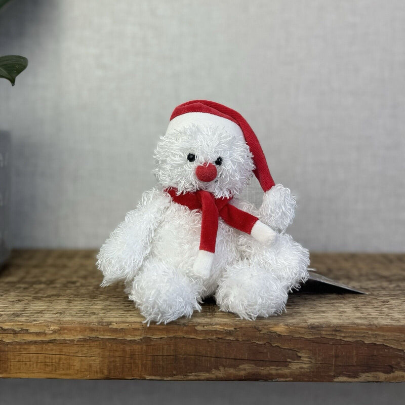 The Little White Company Tiny Snowman - Jellycat Collaborative Christmas Beanie