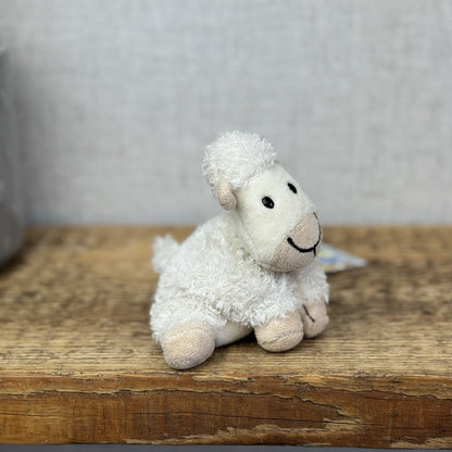 Jellycat Tiny Truffles Sheep/Lamb - Tiny Cream Fluffy Lamb Mini Beanie Toy 4”