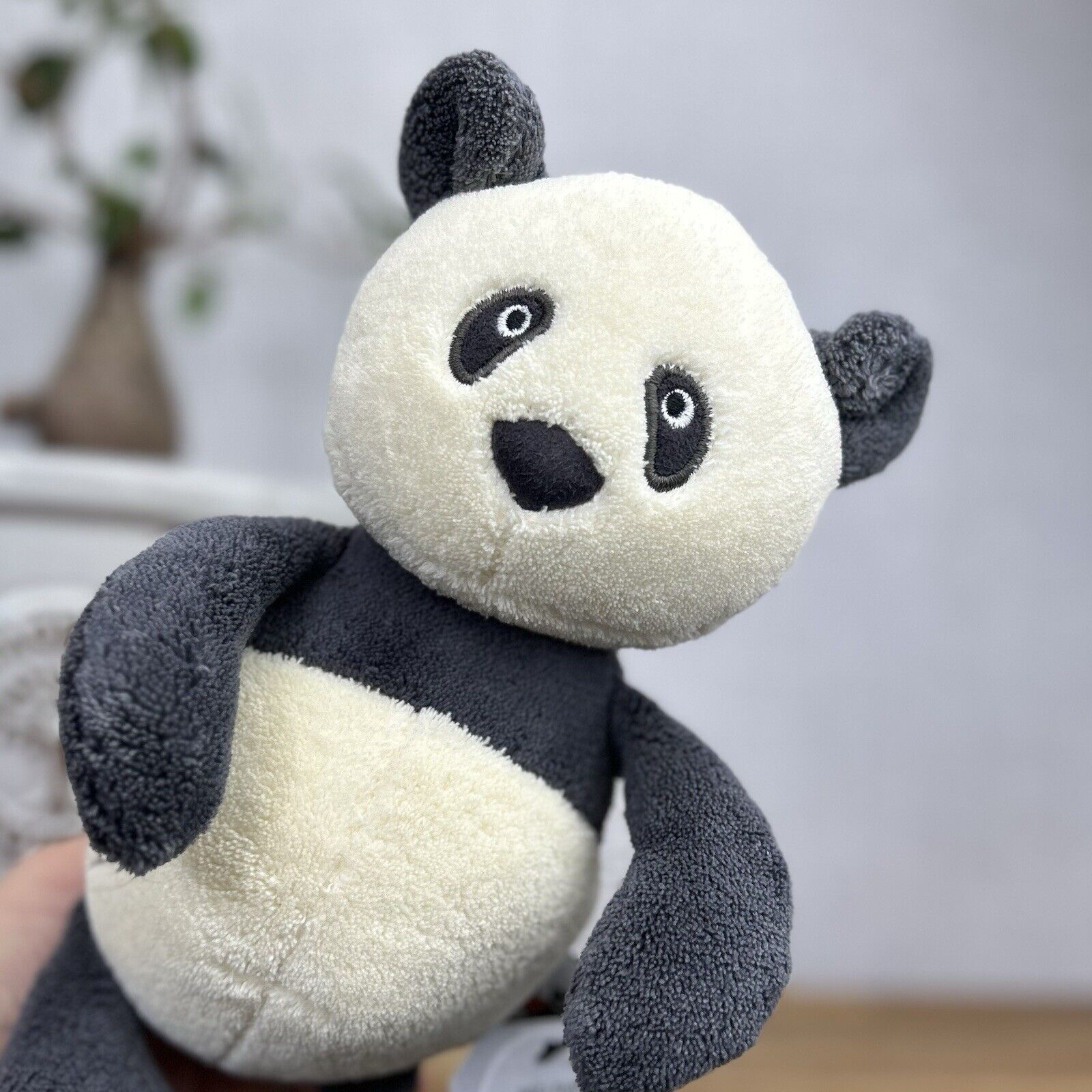Little Jellycat Piff Puff Panda Chime -  Retired Panda Jellycat Chime Baby Toy