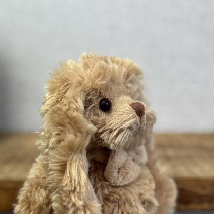 Bukowski Vintage Retired Small Beanie Long Eared Bunny Rabbit Honey Brown 8"