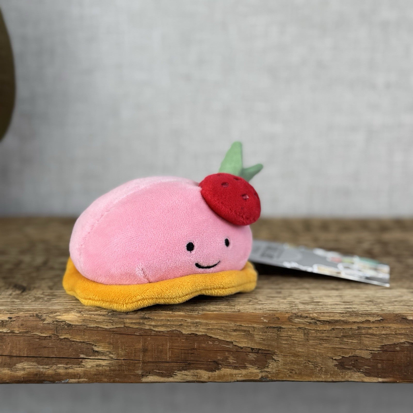 Jellycat Pretty Patisserie Dome Framboise Collectible Plush Pink Cake 5" (#2)
