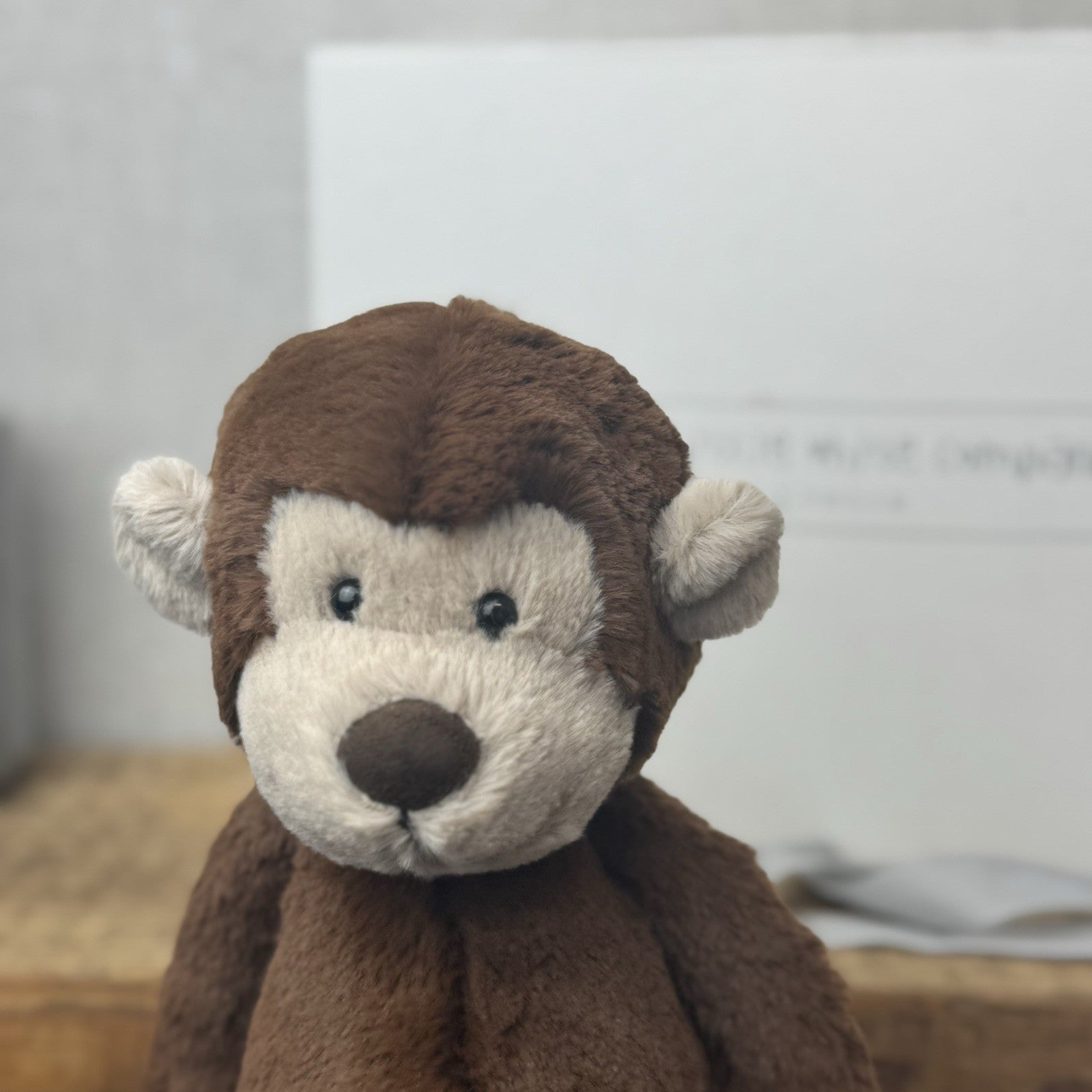 Jellycat Medium Morris Monkey (White Company Exclusive) Chocolate Brown New Tag