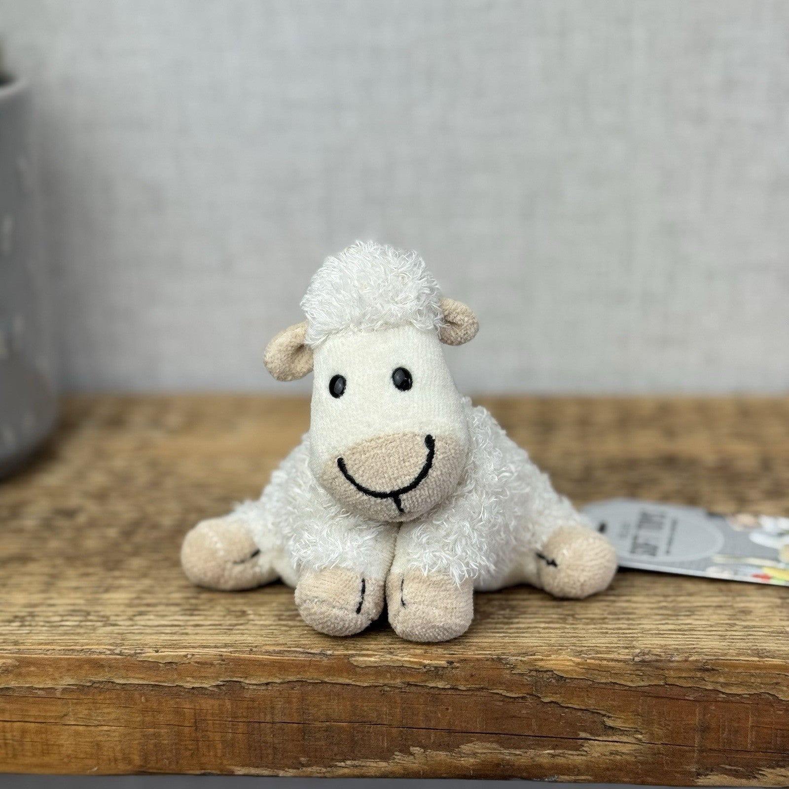 Jellycat Tiny Truffles Sheep/Lamb - Tiny Cream Fluffy Lamb Mini Beanie Toy 4”