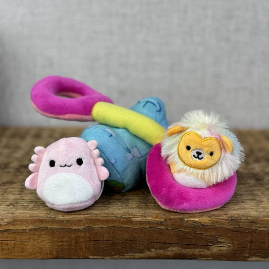 Squishmallow Squishville - Archie And Leonard Playset Lion And Axolotl Play Set