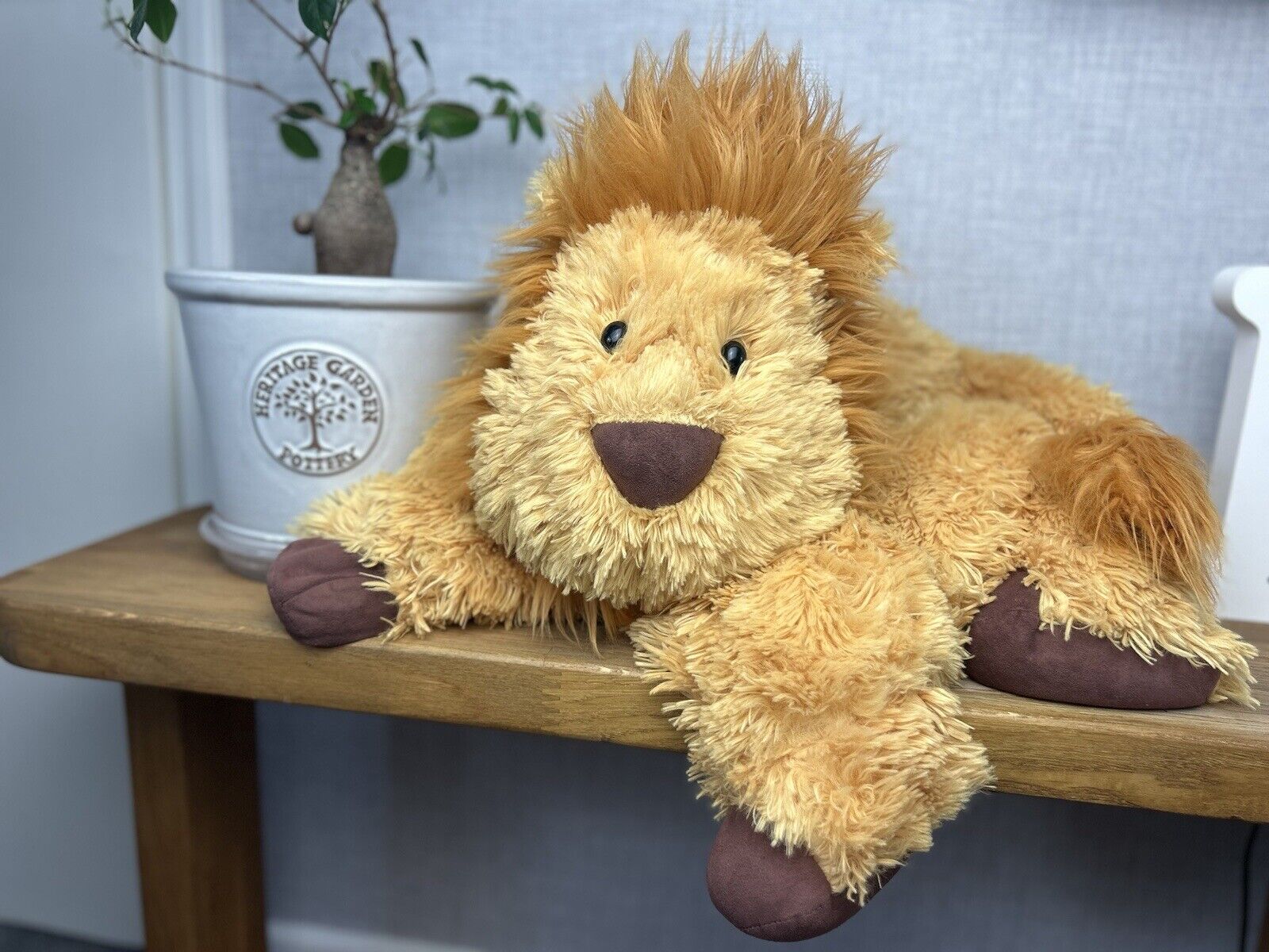 Jellycat HUGE Truffles Lion - Truffles Lion - Large Pillow Plush Lion Soother