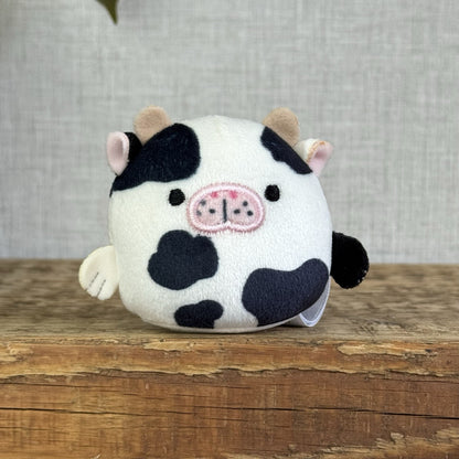Squishmallow Black/White Alita Mini Squishville Sea Cow Plush Squishy 2"   