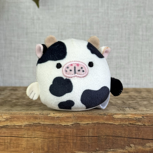Squishmallow Black/White Alita Mini Squishville Sea Cow Plush Squishy 2"   