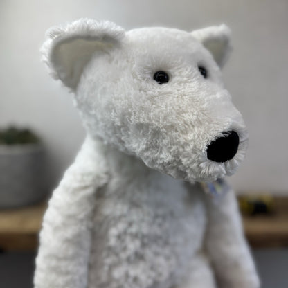 The Little White Company Huge Oscar Bear Pickles Beanie 23" (Jellycat Collab)