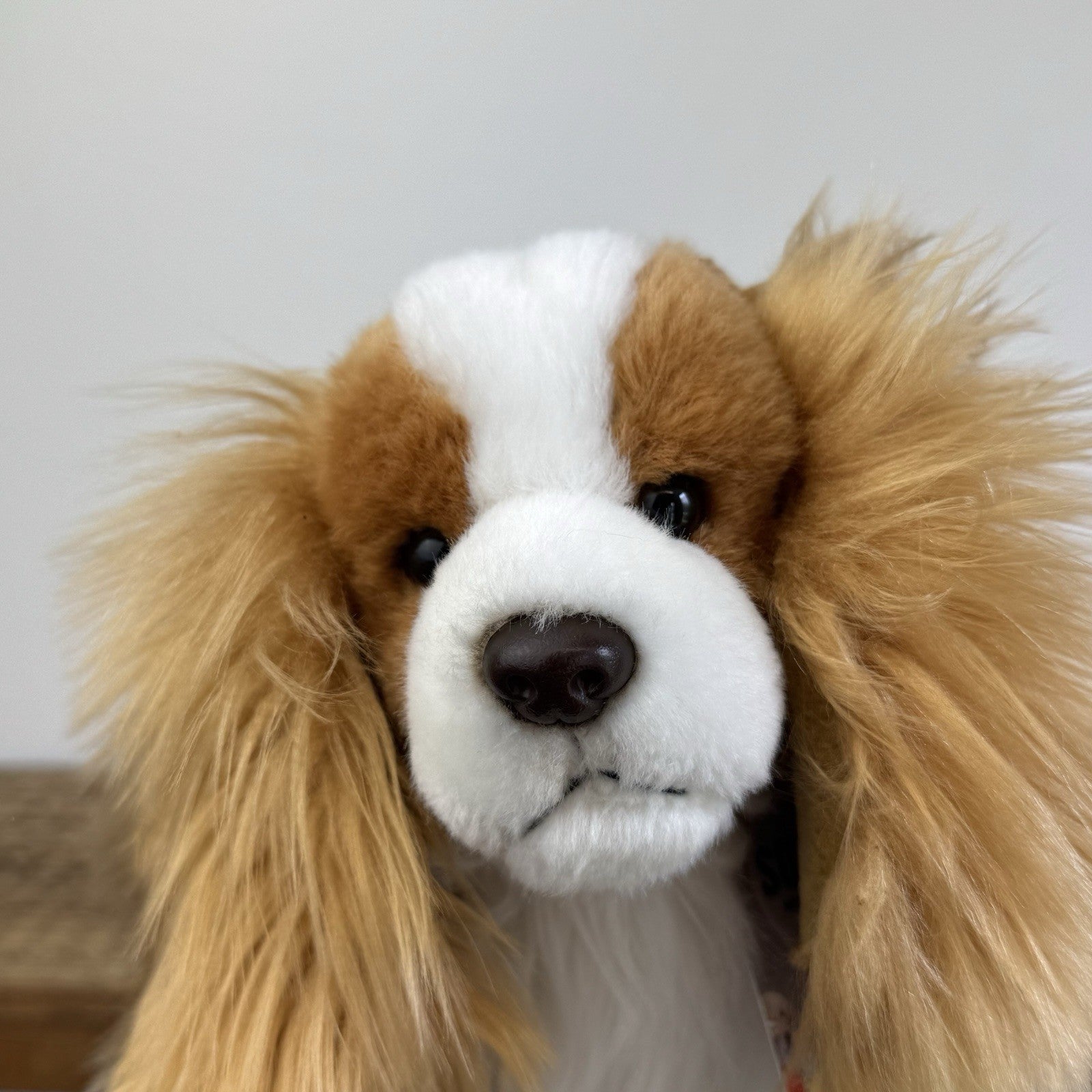 Living Nature King Charles Spaniel Puppy Medium Stuffed Realitic Soft Dog 10"