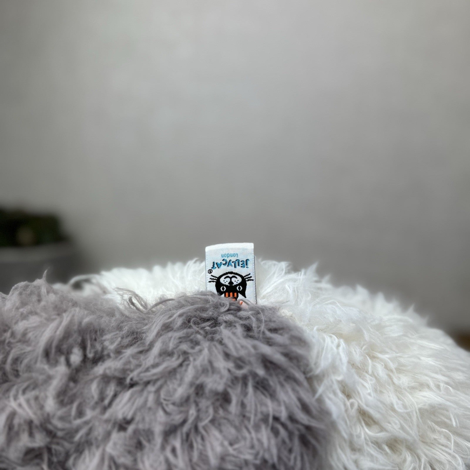 Jellycat Floofie Sheepdog - Large Shaggy Sheepdog Soft Toy Beanie Plush 19"