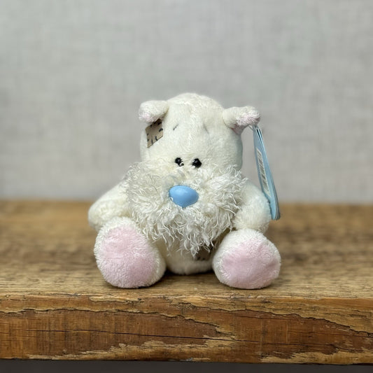 Blue Nose Friends - Digger Westie Dog #24 Pink/White Miniature Plush NWT 5"