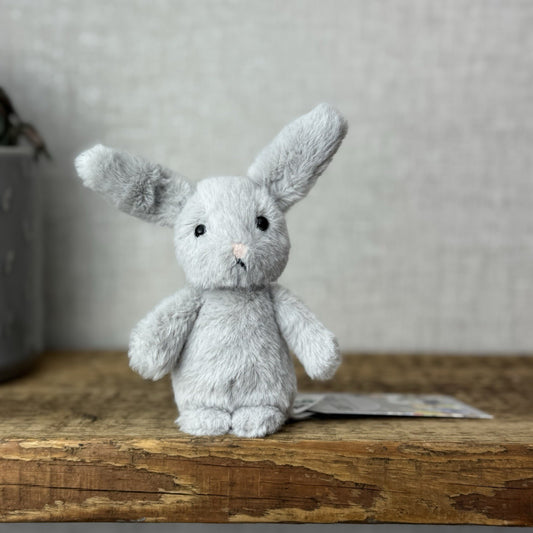Jellycat Tiny Fluffy Silver Bunny - Tiny Fluffy Bunny Selfridges Exclusive 5”