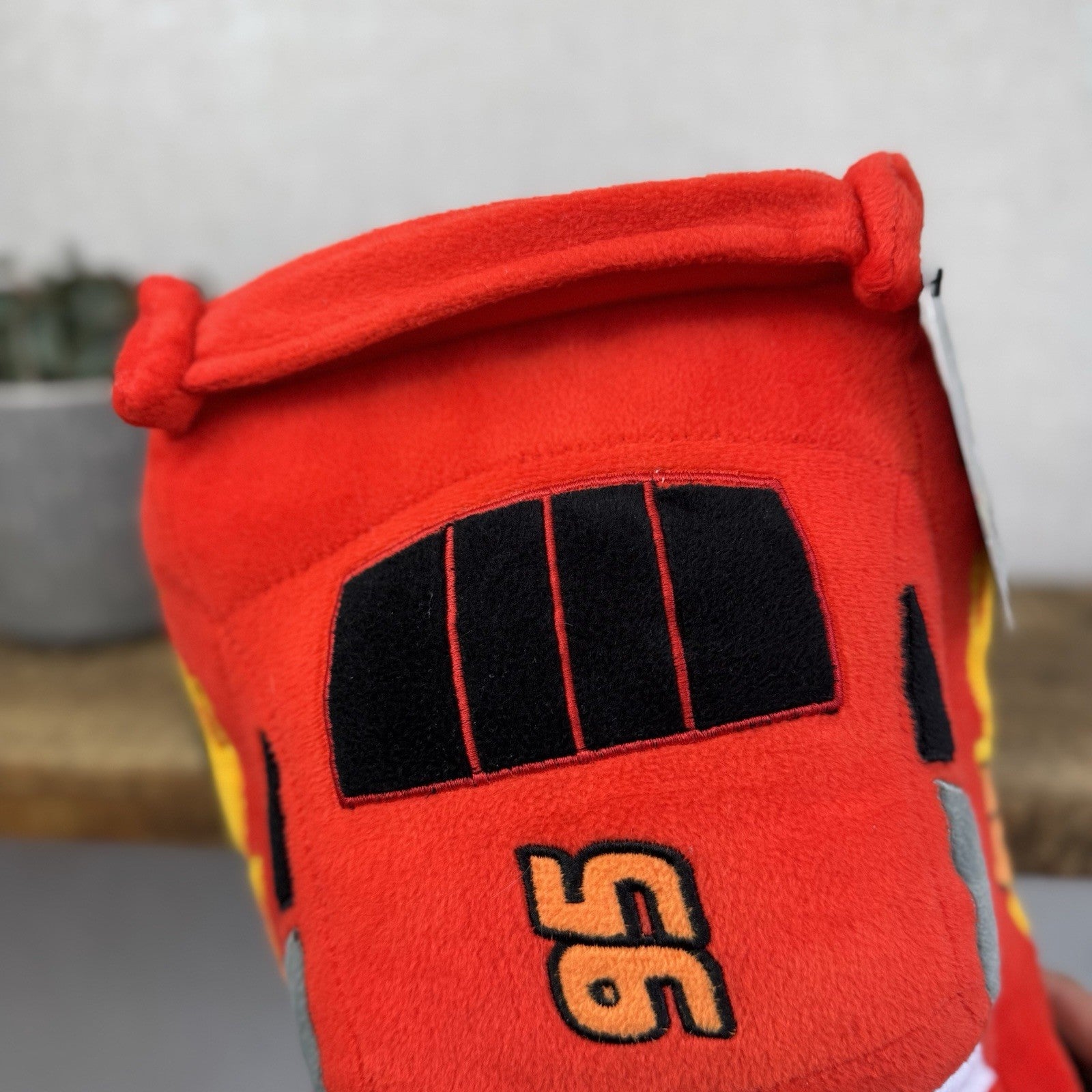 Disney Pixar Cars Lightening McQueen Plush Toy Pillow Soft Plush Cushion 15"