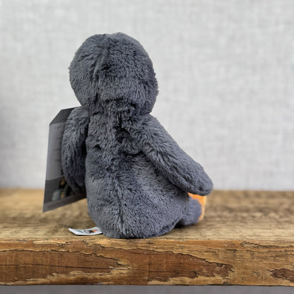Jellycat Bashful Grey Bashful Penguin - Small Retired Grey  Penguin Beanie 8”