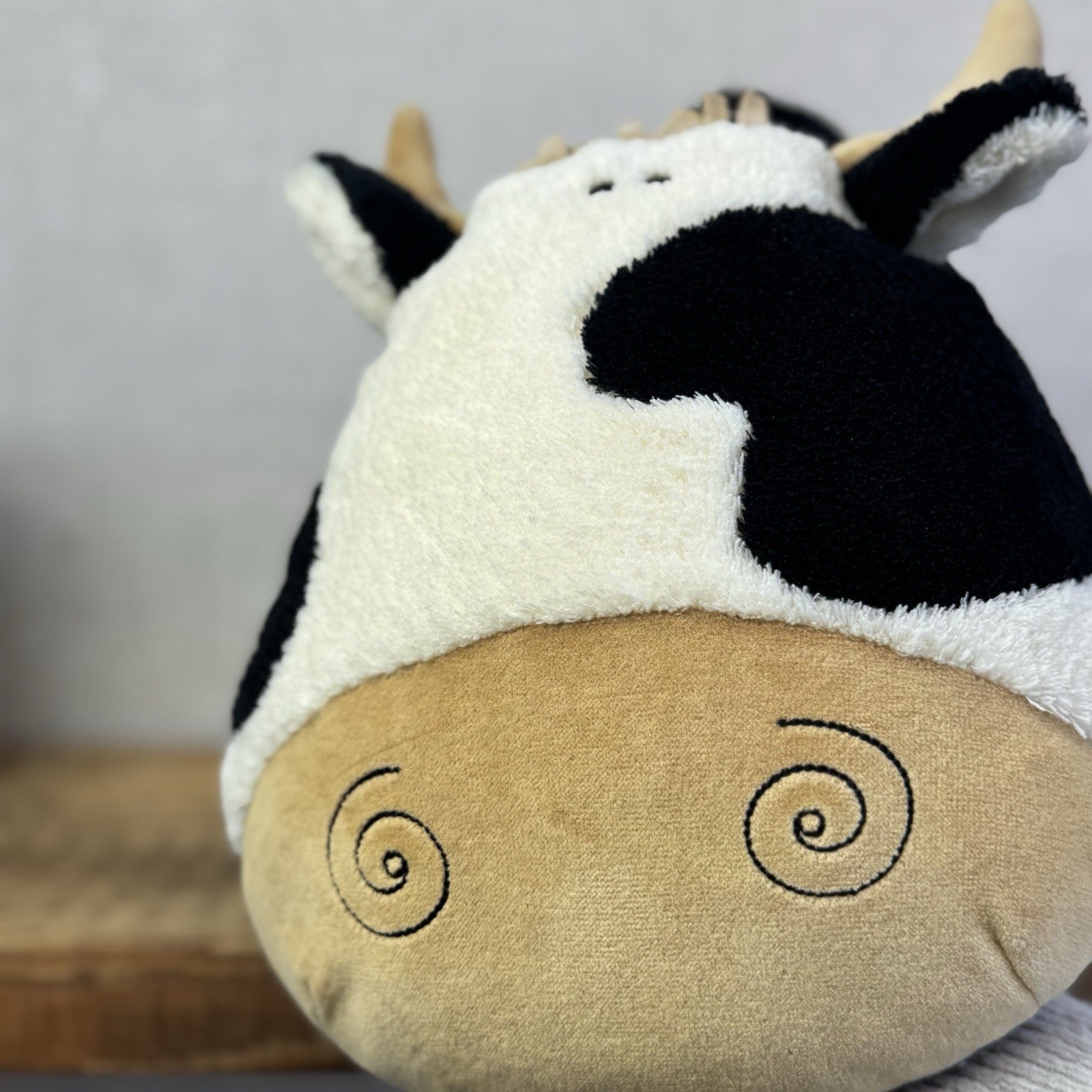 Jellycat Scallywag Cow - Large Head Cow Soft Toy Vintage Retired Quirky 10"