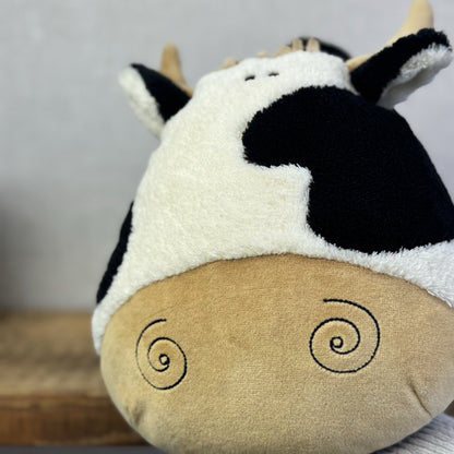 Jellycat Scallywag Cow - Large Head Cow Soft Toy Vintage Retired Quirky 10"