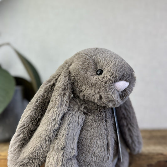 Jellycat Medium Truffle Bunny - Retired Brown Bunny Rabbit Beanie 12”