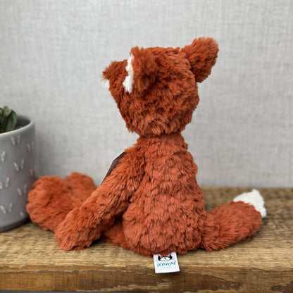 Jellycat Smuffle Fox - Medium Long Limbed Textured Fox Woodland Beanie Rare 15"
